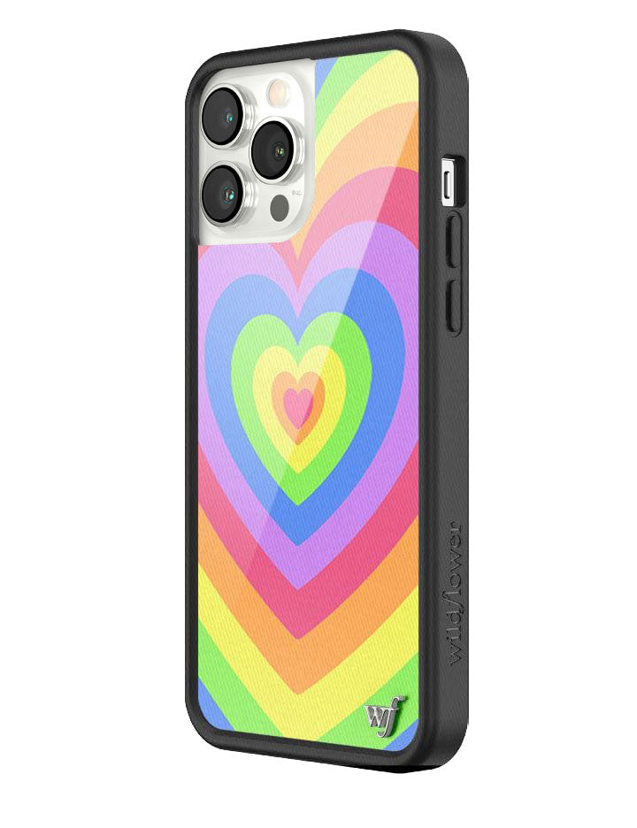 Rainbow Heart Latte Love iPhone Case - Image 2
