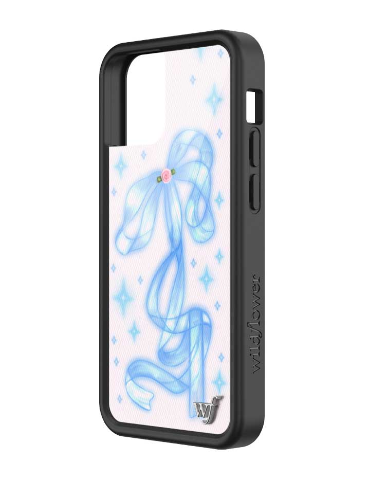 Sparkle Girl iPhone Case with Blue Ribbon and Star Print - Image 32