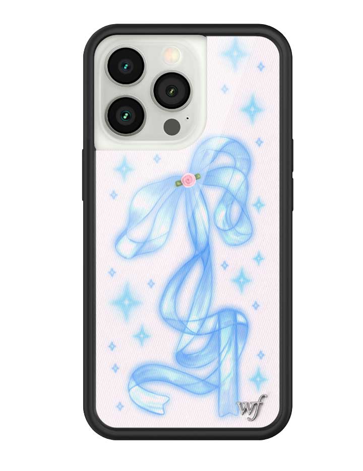 Sparkle Girl iPhone Case with Blue Ribbon and Star Print - Image 27