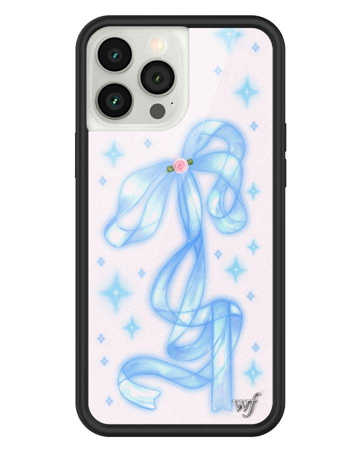 Sparkle Girl iPhone Case with Blue Ribbon and Star Print - Image 25