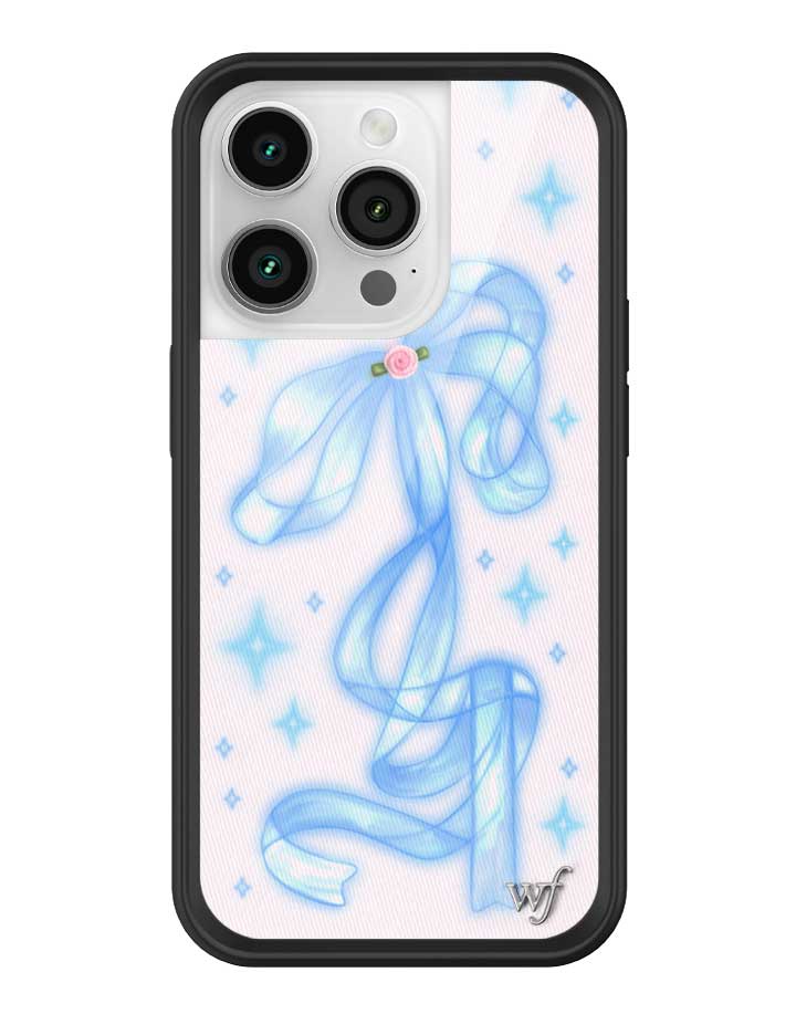 Sparkle Girl iPhone Case with Blue Ribbon and Star Print - Image 21