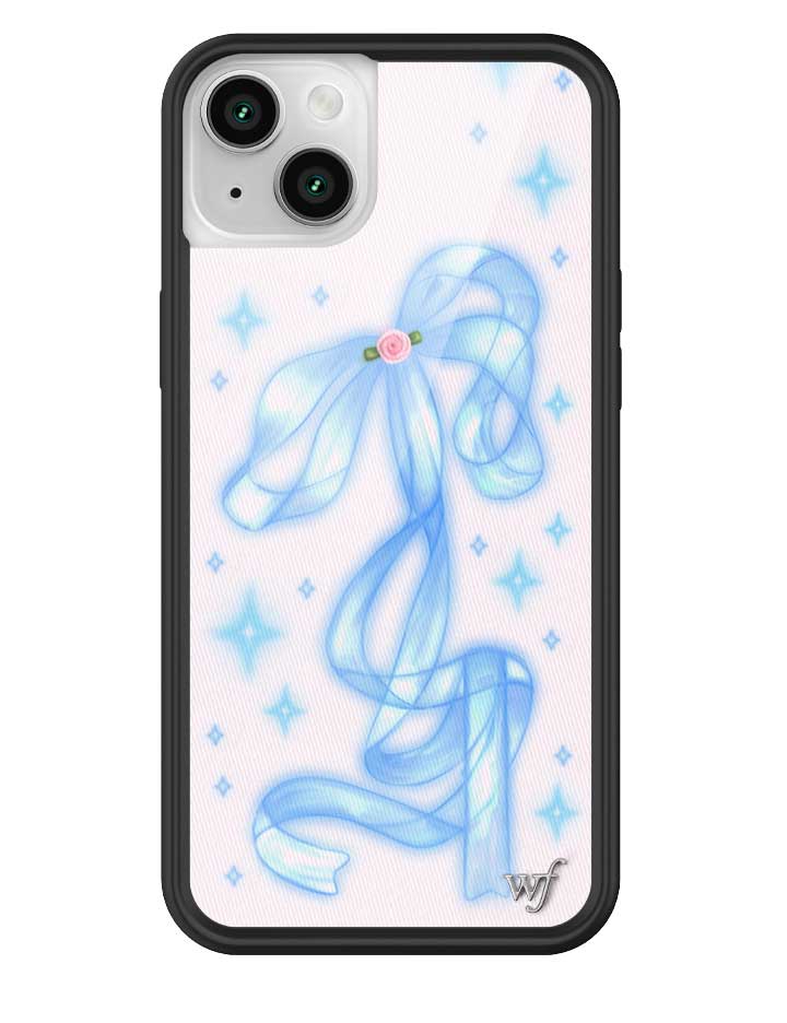 Sparkle Girl iPhone Case with Blue Ribbon and Star Print - Image 19