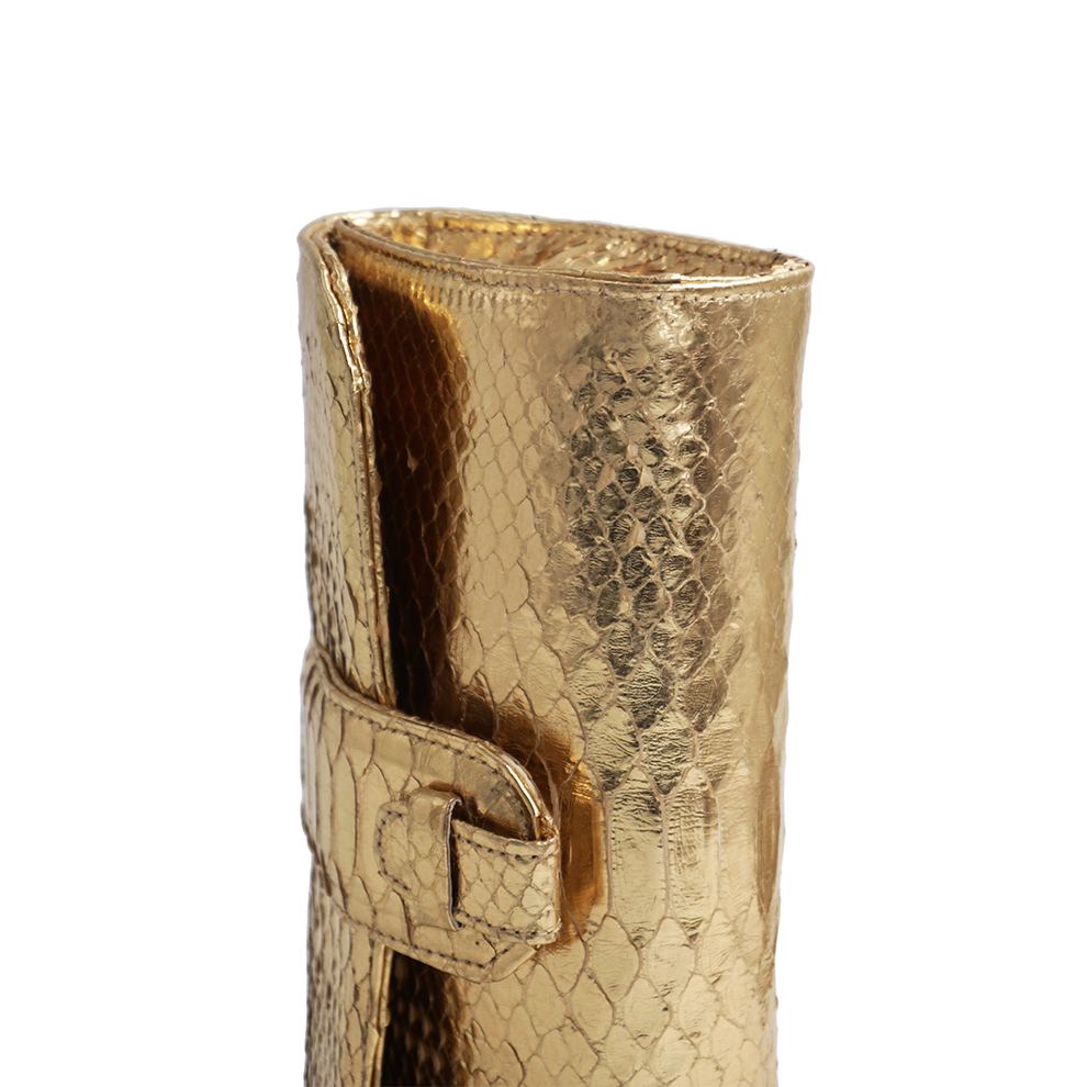 Rita Small in Metallic Gold