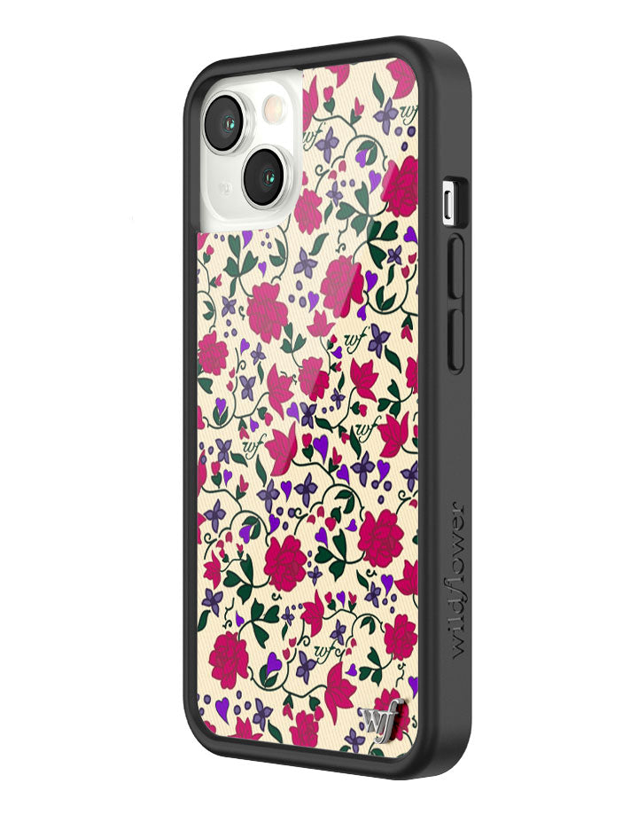 Rose Romance Floral iPhone Case with Hearts - Image 18