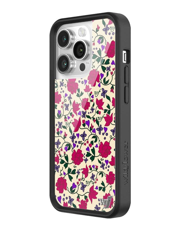 Rose Romance Floral iPhone Case with Hearts - Image 14