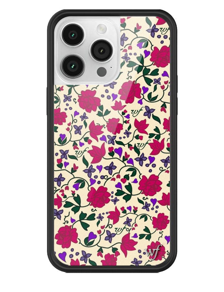 Rose Romance Floral iPhone Case with Hearts - Image 9