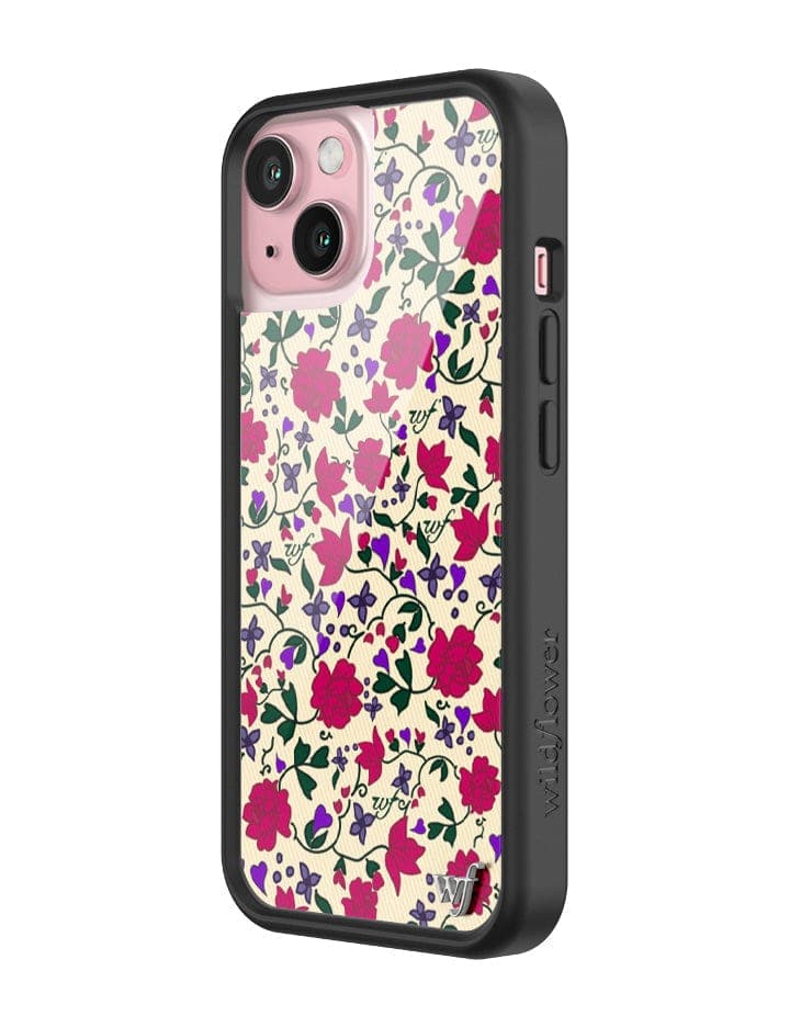 Rose Romance Floral iPhone Case with Hearts - Image 8