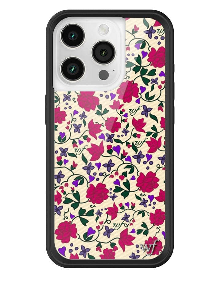 Rose Romance Floral iPhone Case with Hearts - Image 5