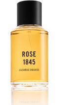ROSE 1845 Body Oil Mist bottle featuring a luxurious floral design and 100ml label