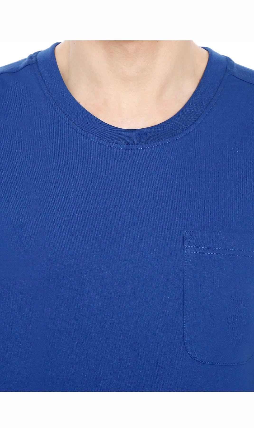Men's Heavyweight Sleeveless Crew Neck T-Shirt with Chest Pocket