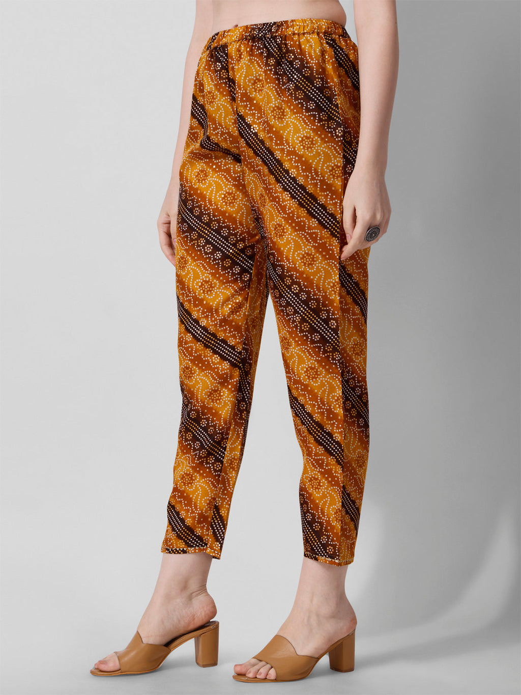Multicolor Embroidered Printed Kurta Set with Pant and Dupatta