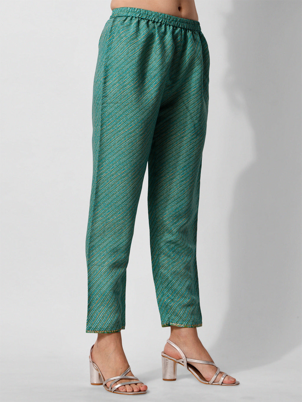 Multicolor Printed Rayon Kurta Set with Pant and Dupatta