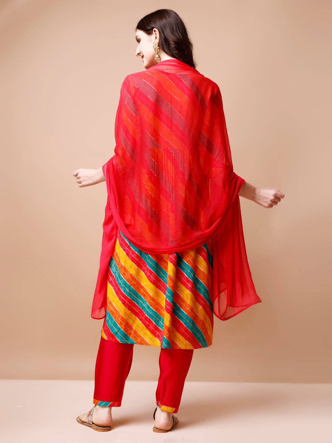 Nyra Cut Embroidered Kurta Set with Pant and Dupatta