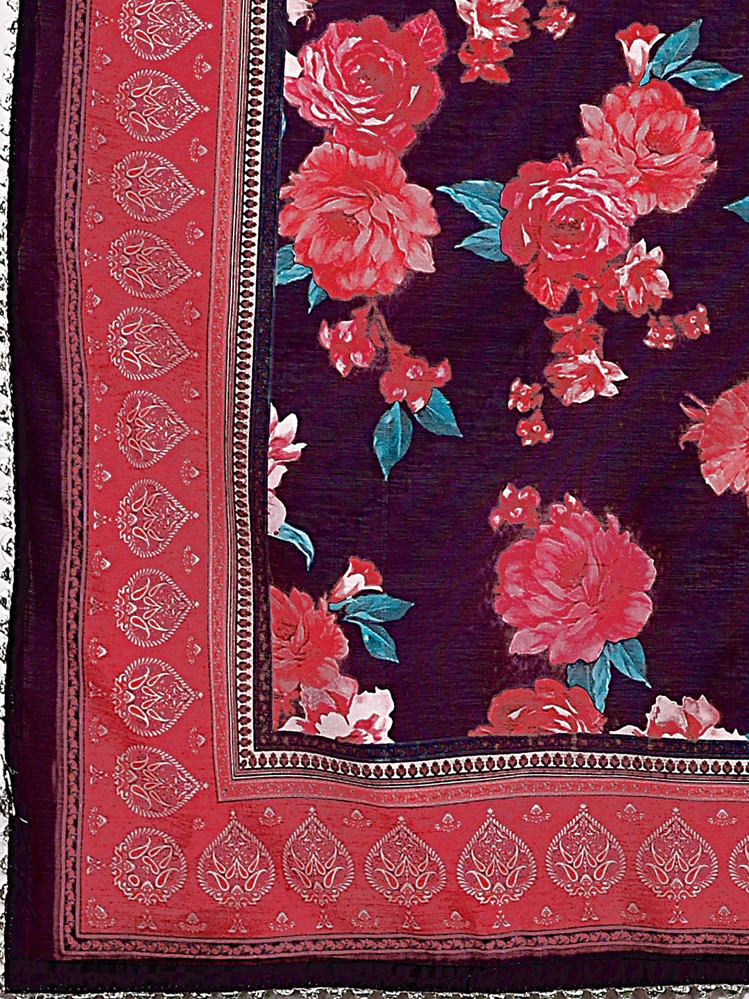 Alia Cut Embroidered Kurta Set with Printed Dupatta in Multicolor