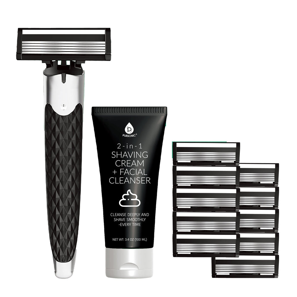 Premium Men’s Shaving Kit with Alloy Metal Handle – Complete Grooming Essentials for a Superior Shave