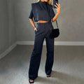 Louis Elegant Solid Color Casual Set - XS (One Set)