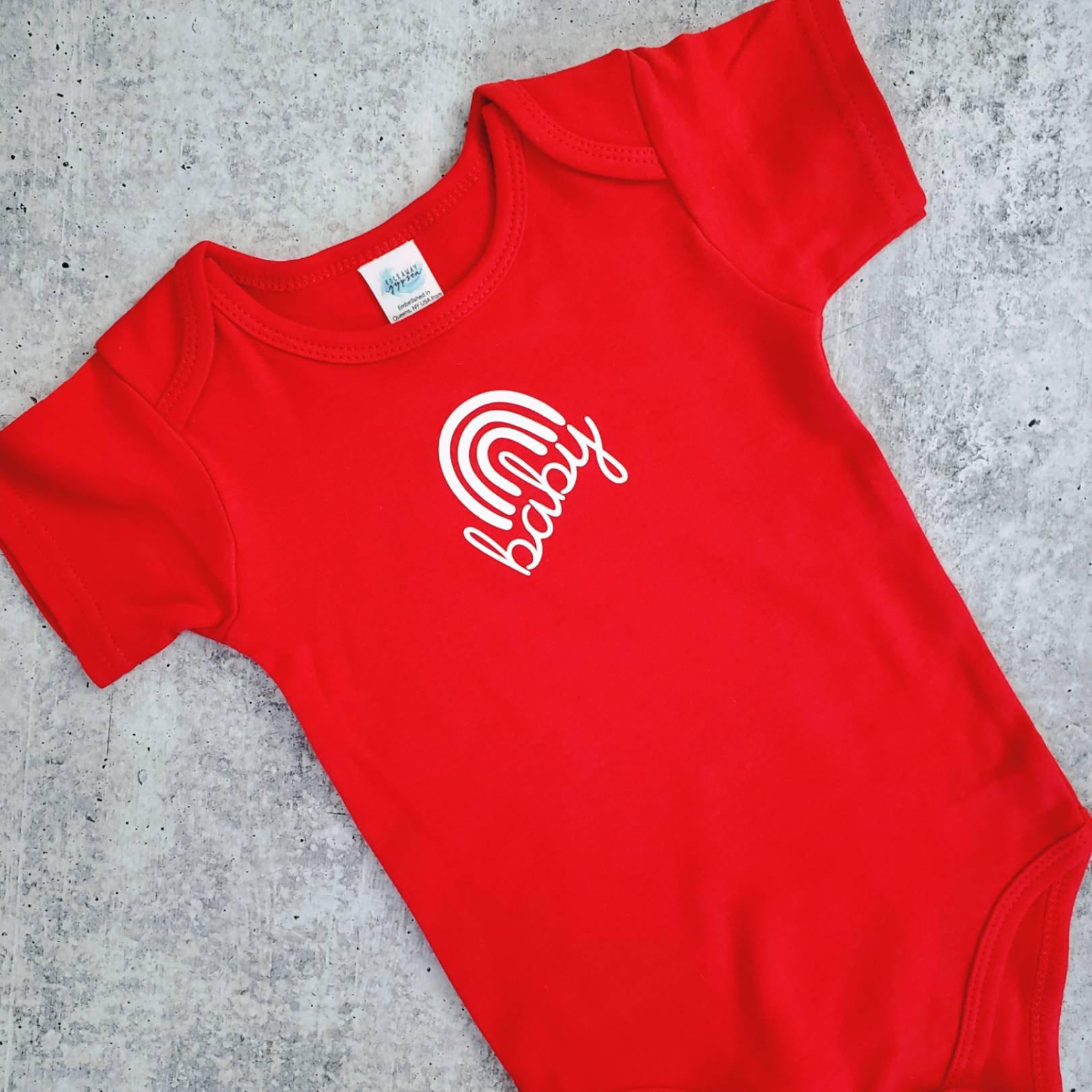 Rainbow Baby Short Sleeve Baby Bodysuit OR Toddler Tee