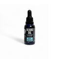 Rolda Eucalyptus & Peppermint Beard & Hair Oil in blue and white packaging