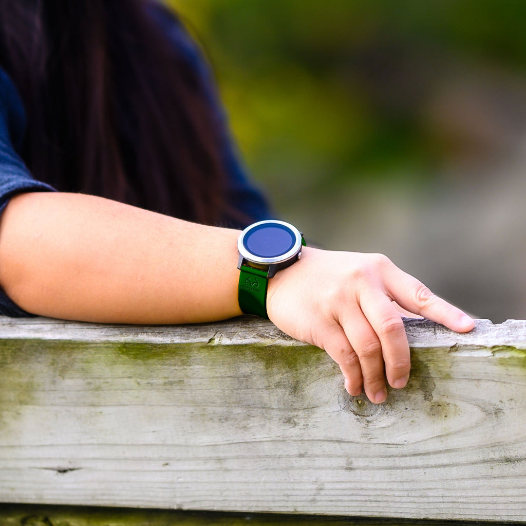 Realtree Engraved Silicone Watchband for Samsung, Garmin, Fossil, and More for Samsung, Garmin, Fossil, and More