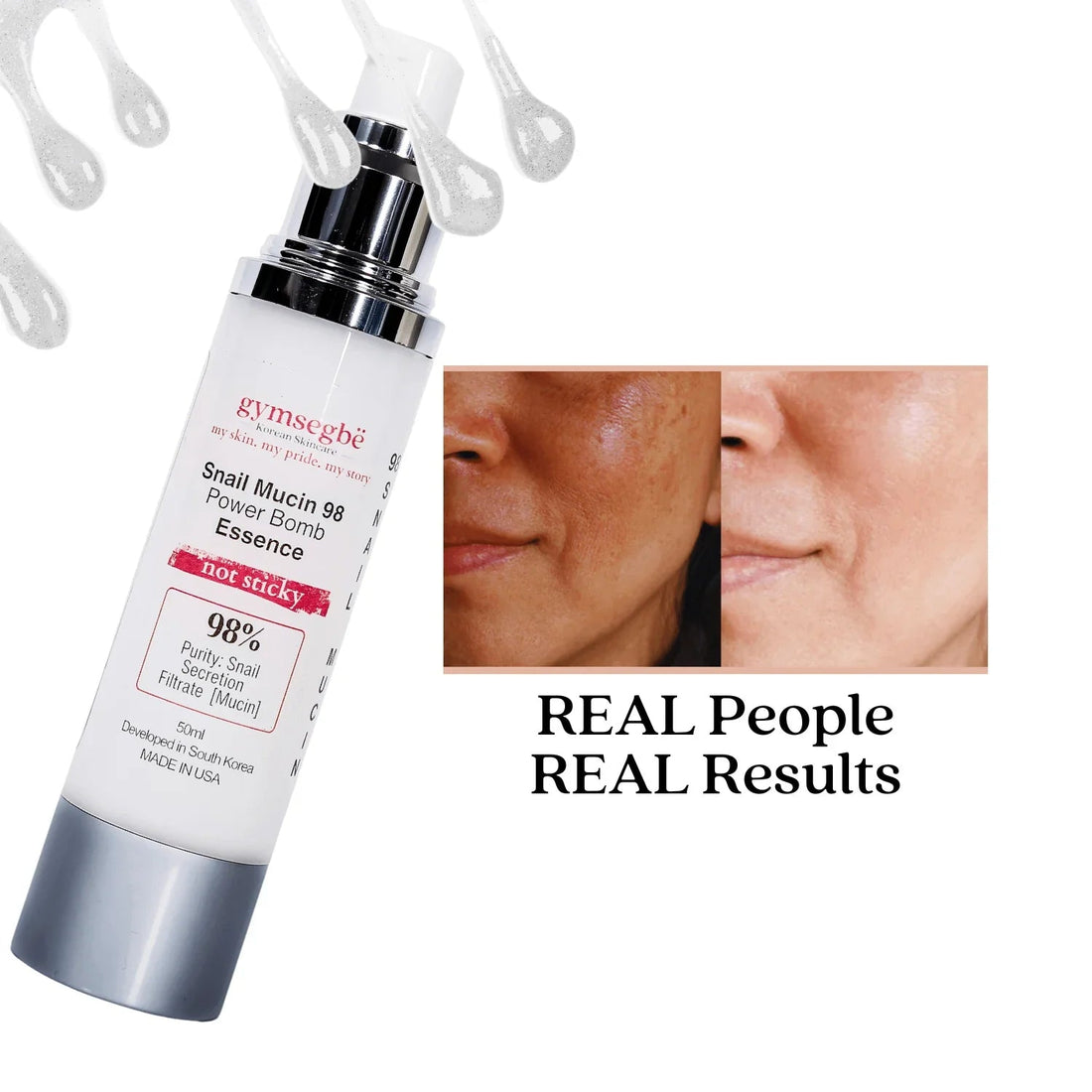 Snail Mucin 98% Power Essence for Hydration and Skin Bounce