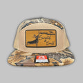 Scratch and Sniff 7 Panel Camo Snapback Hat Outdoor Hunting Cap