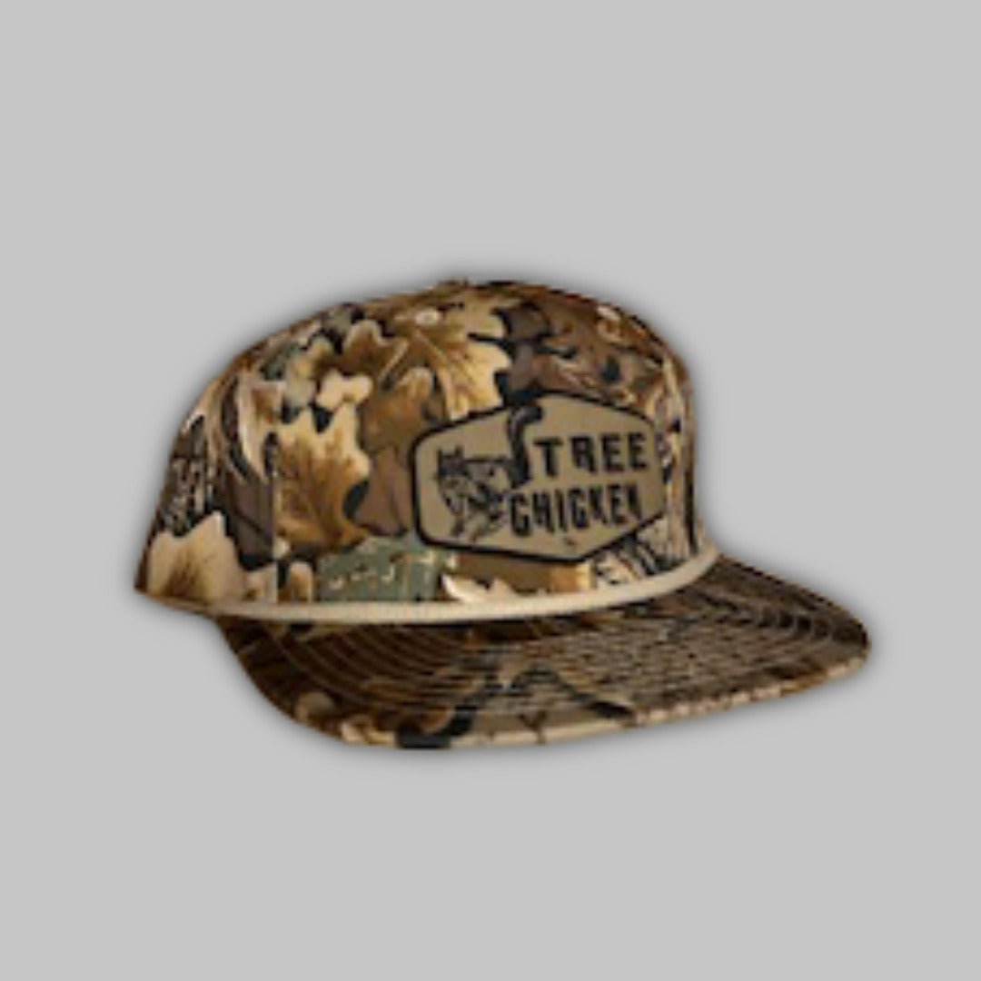 Tree Chicken 2.0 rope-front hat for squirrel hunters