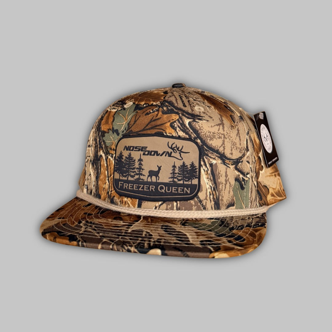 Freezer Queen Rope Hat - Camo Outdoor Lifestyle Cap