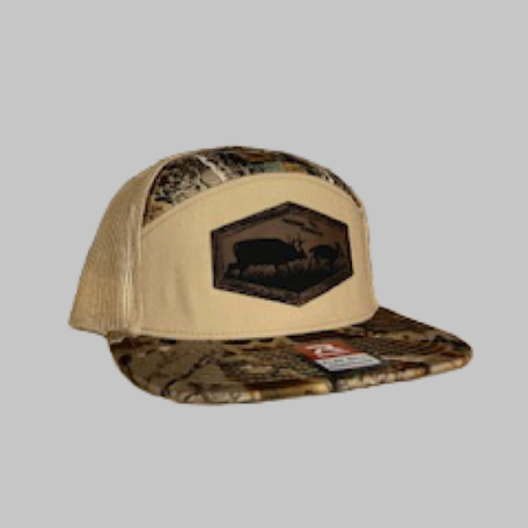 Buck Chase 7 Panel Hat - Performance Outdoor Hunting Cap