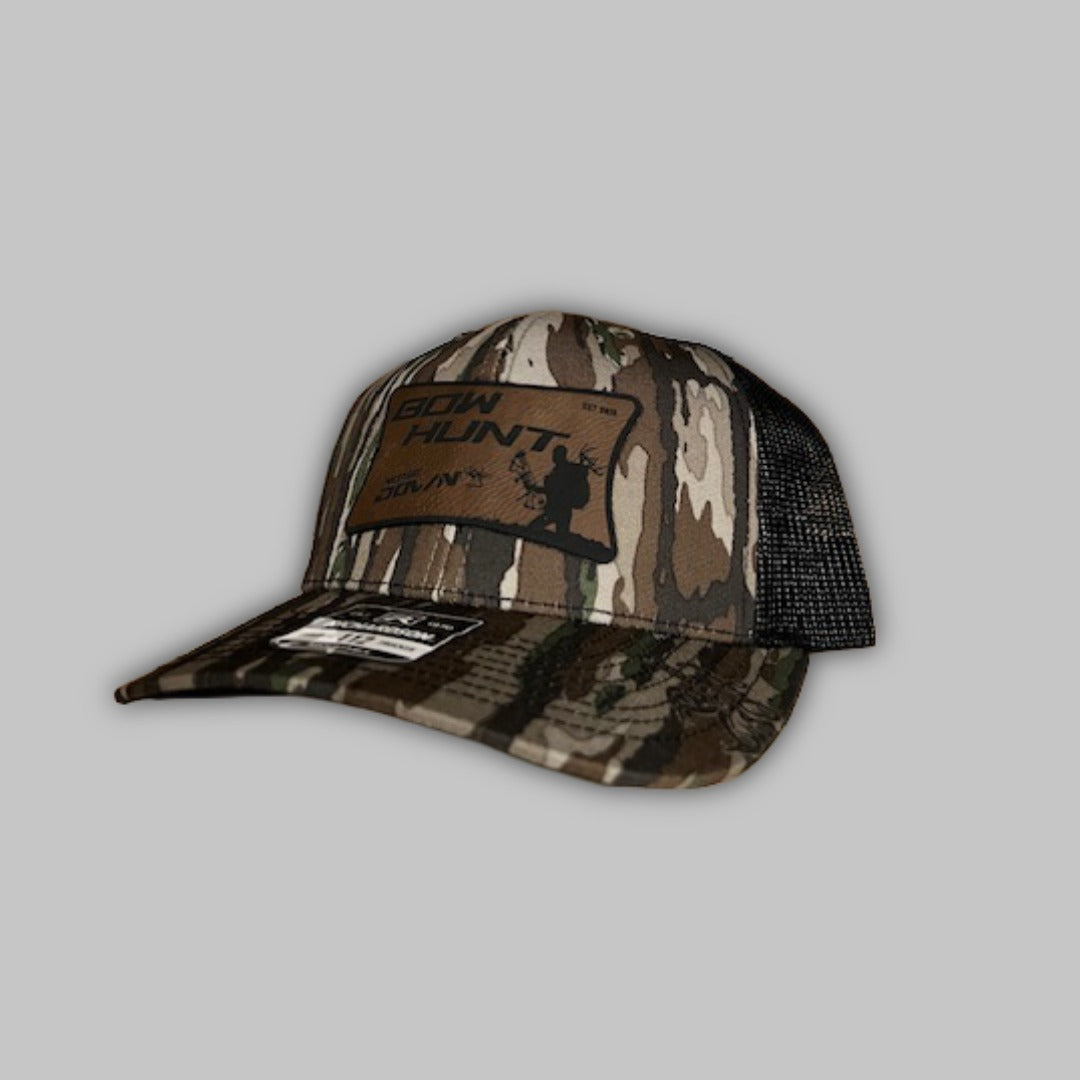 Back Pack Bow Hunter Trucker Hat - Richardson 112 Snapback Cap