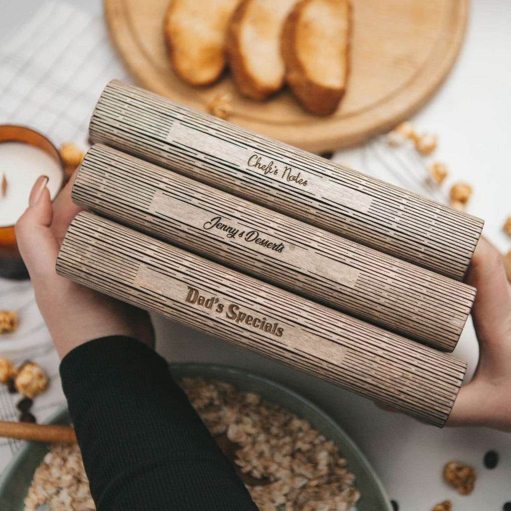 Peppers Theme Wooden Recipe Book - Kitchen Keepsake