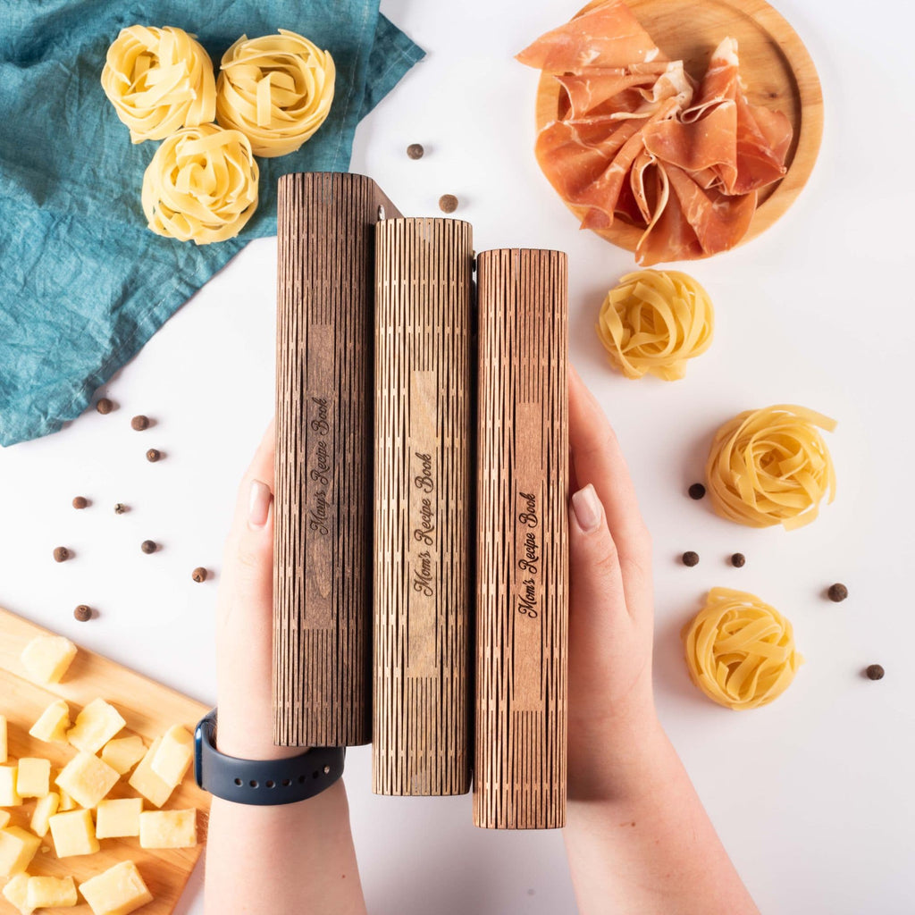 Tomatoes Theme Wooden Recipe Book - Kitchen Decor