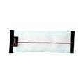 Small durable dog fetch toy made from red and black recycled fire hose