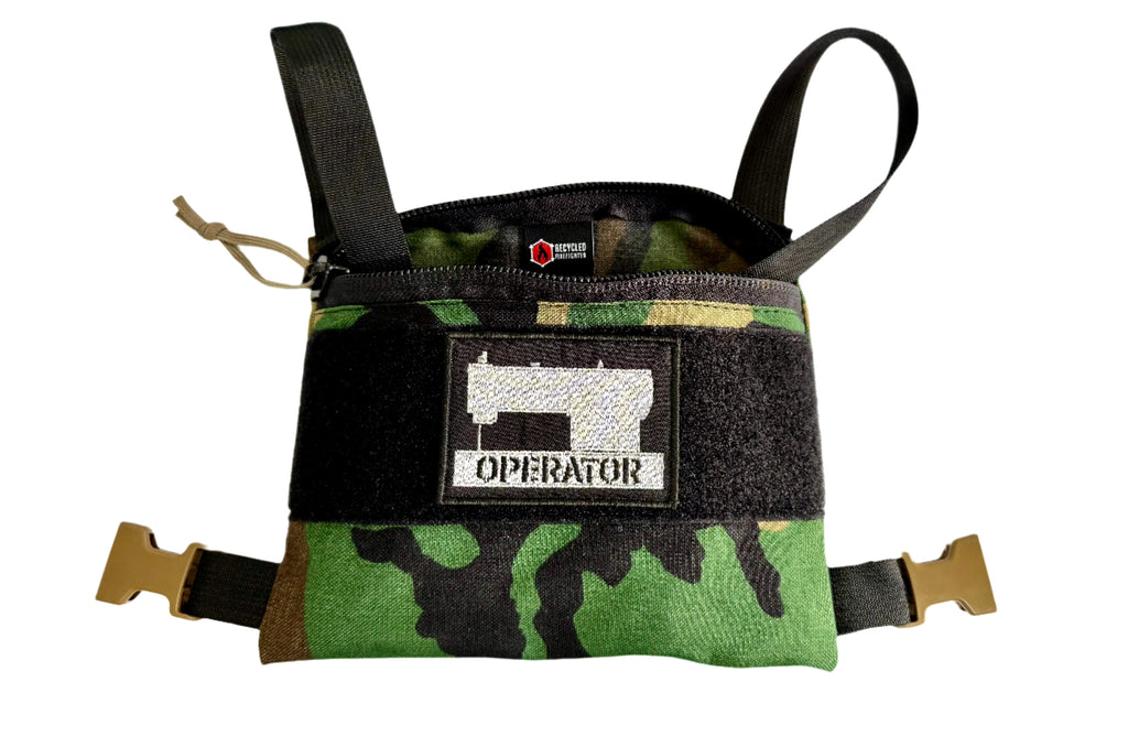 Operator Patch Tactical Hook-and-Loop Sewing Machine Design