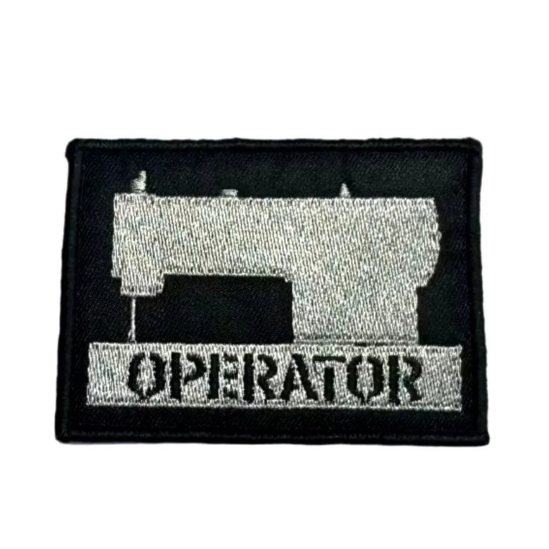Operator Patch Tactical Hook-and-Loop Sewing Machine Design