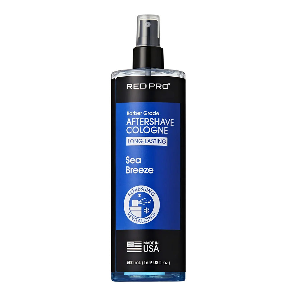 Red Pro Aftershave Cologne Sea Breeze refreshing scent