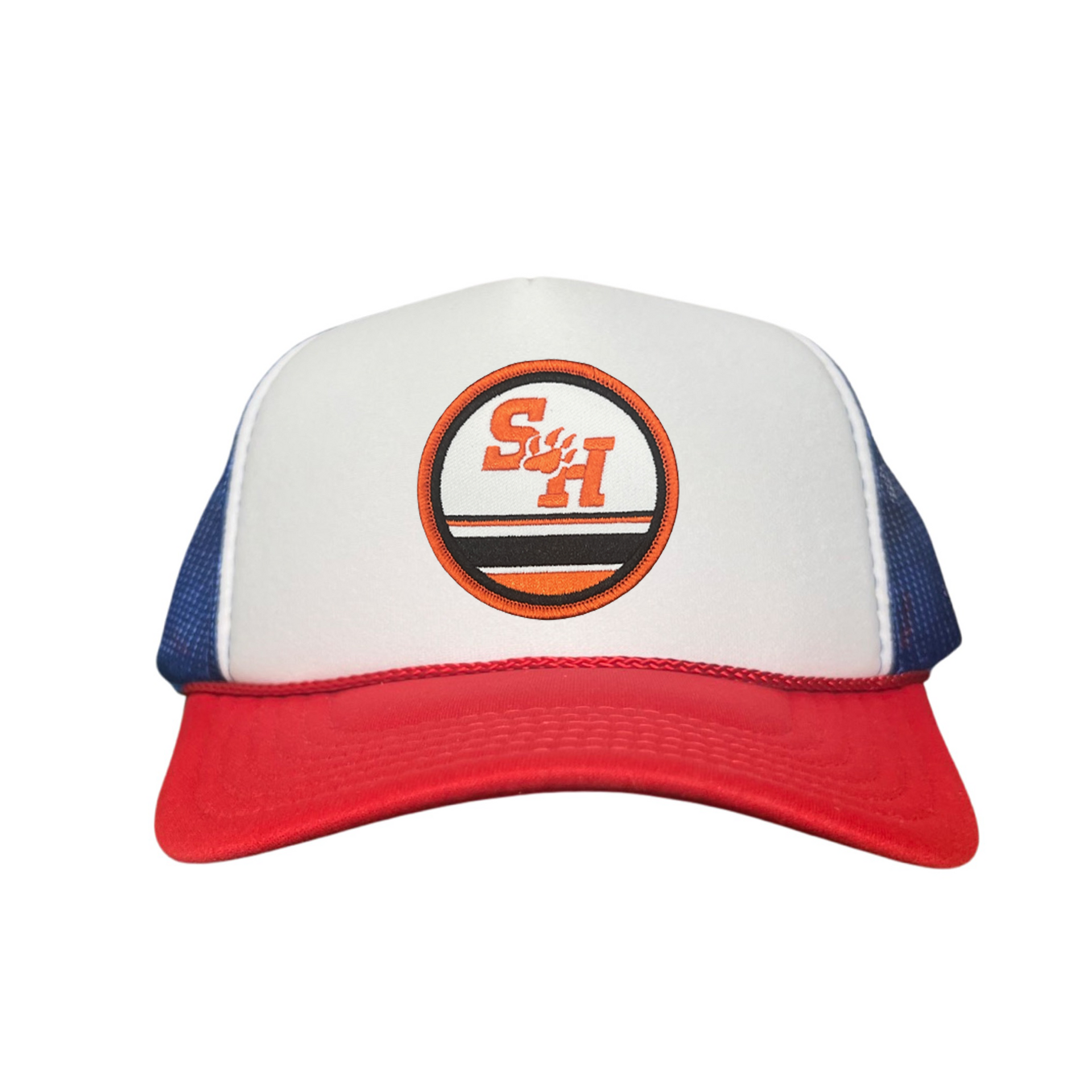 Sam Houston State Paw Circle Curved Bill Mesh Snapback