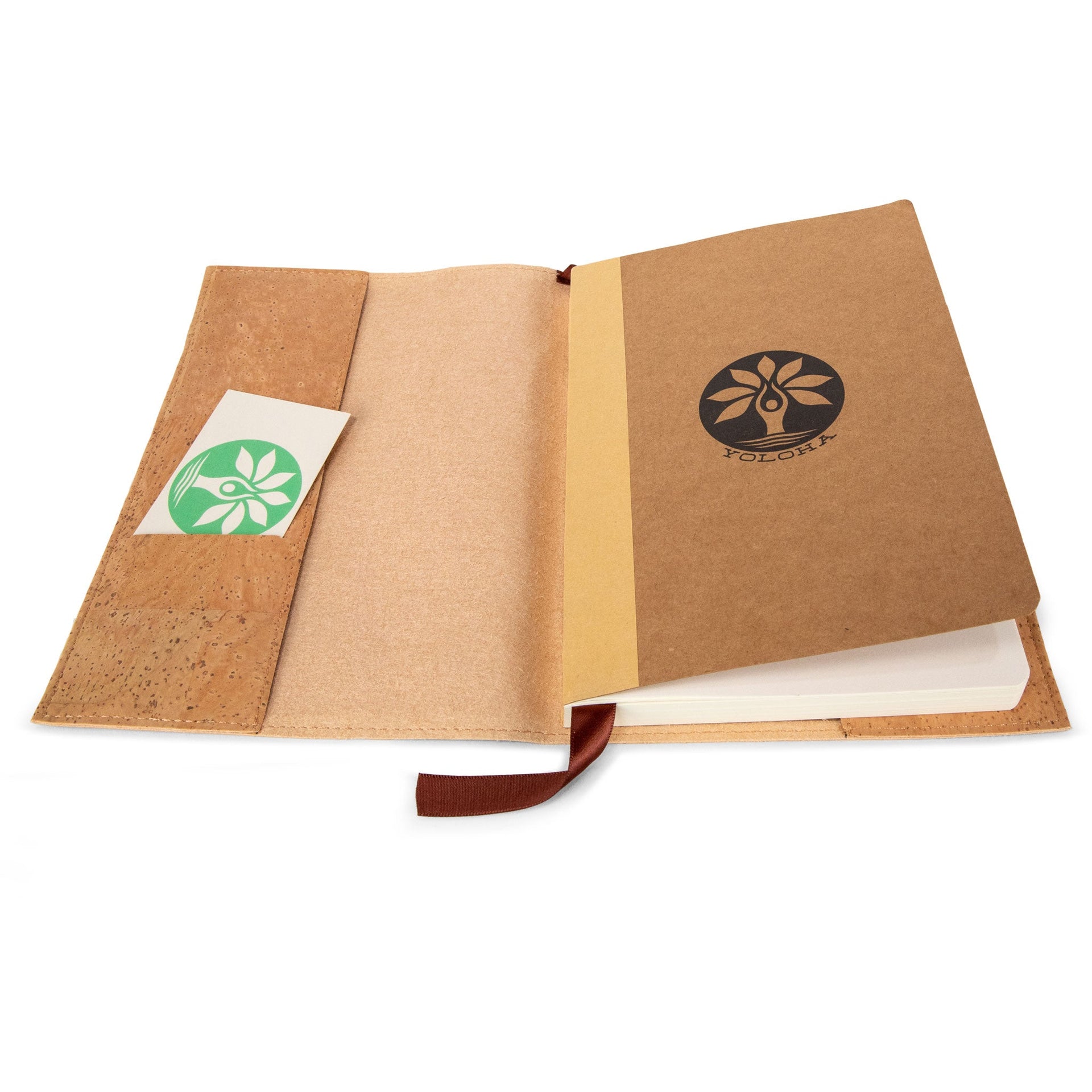 Refillable Cork Journal A5 Notebook Minimalist Earthy Stationery
