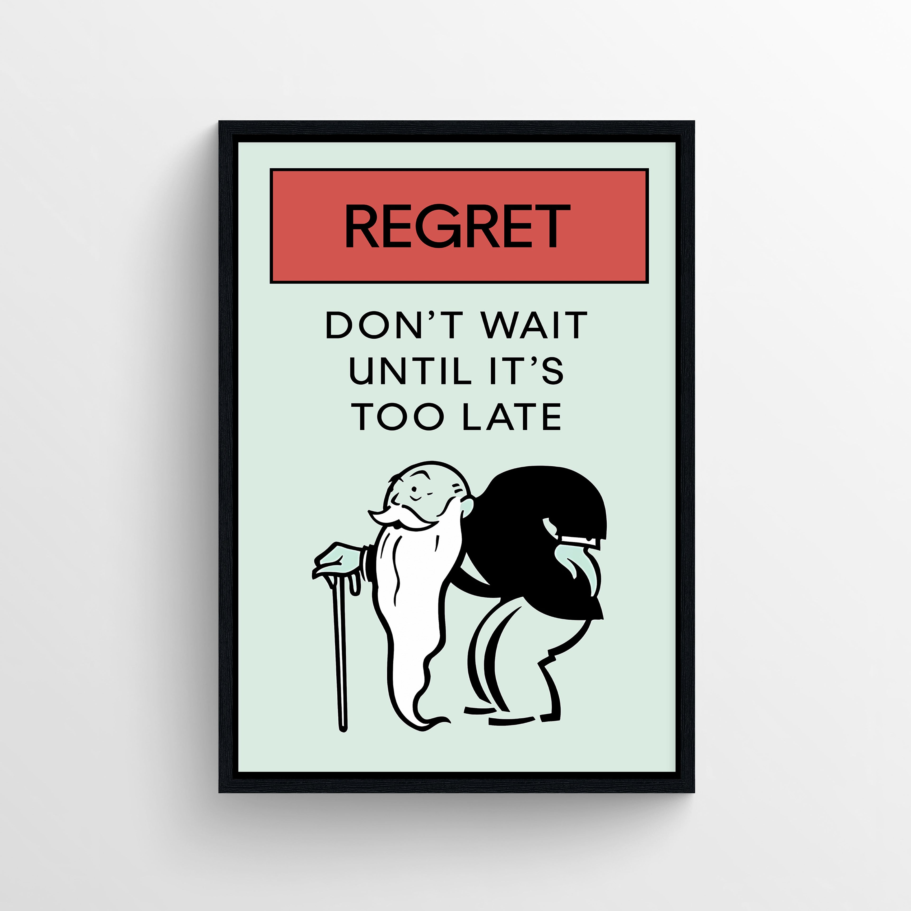 Regret Monopoly Poster