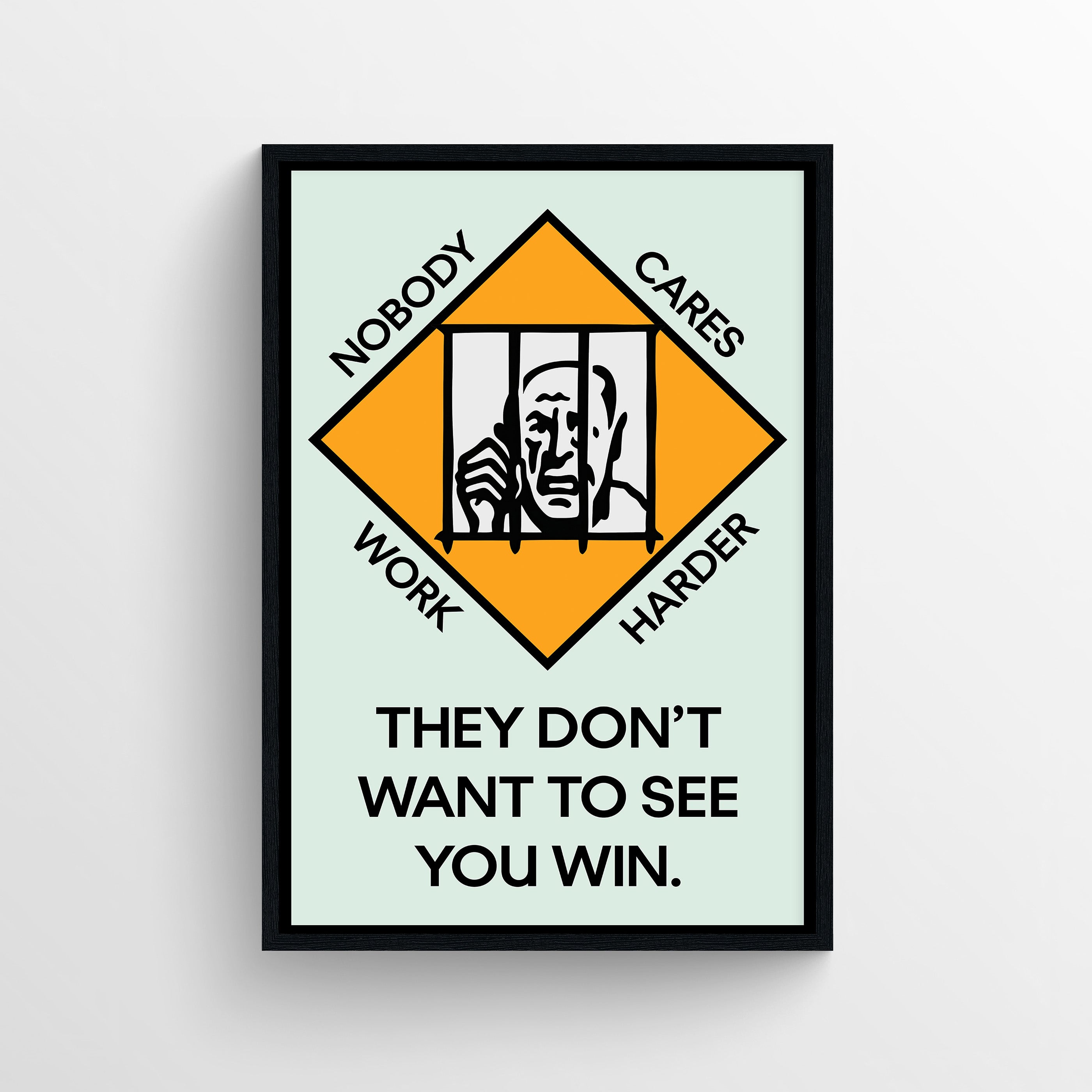 Relentless Grind Monopoly Poster