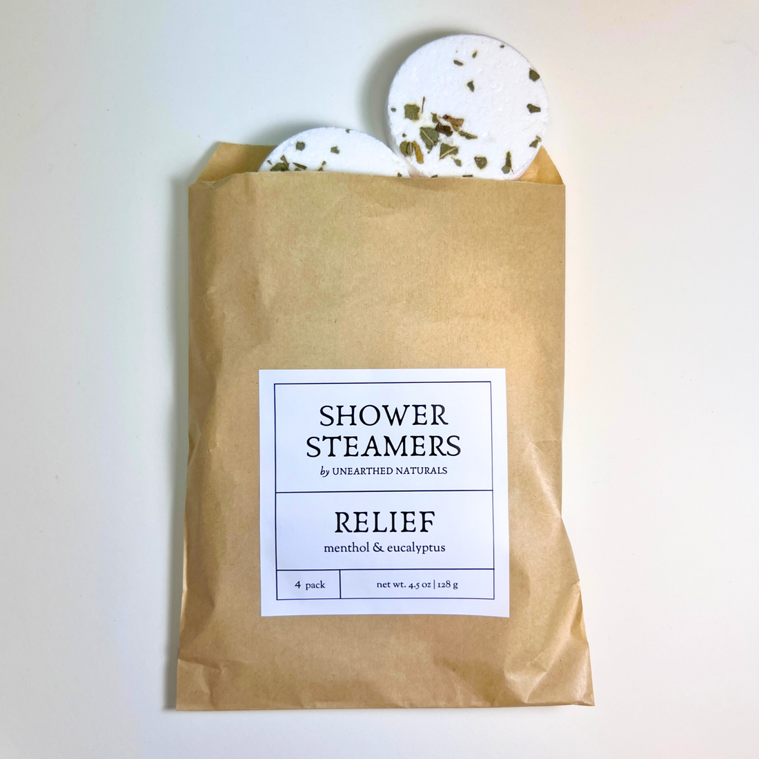 Shower Steamer 4-Pack with Menthol and Botanical Aromatherapy - Image 3