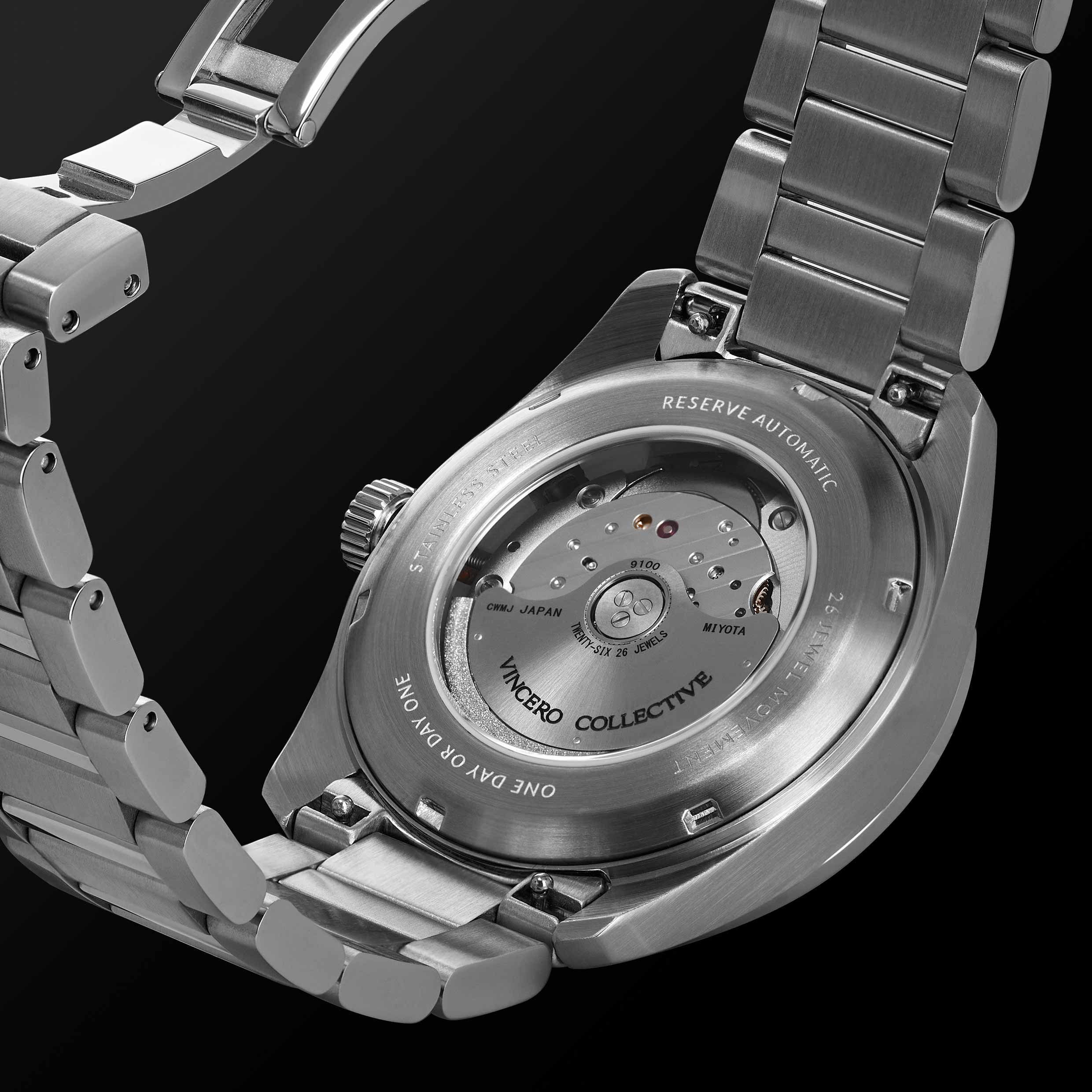 The Reserve Automatic Watch in Gray/Silver 41mm Case