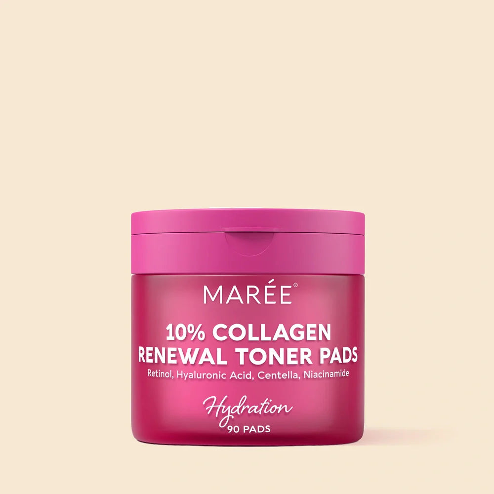 10% Collagen Renewal Toner Pads with Retinol for Anti-Aging - Image 8