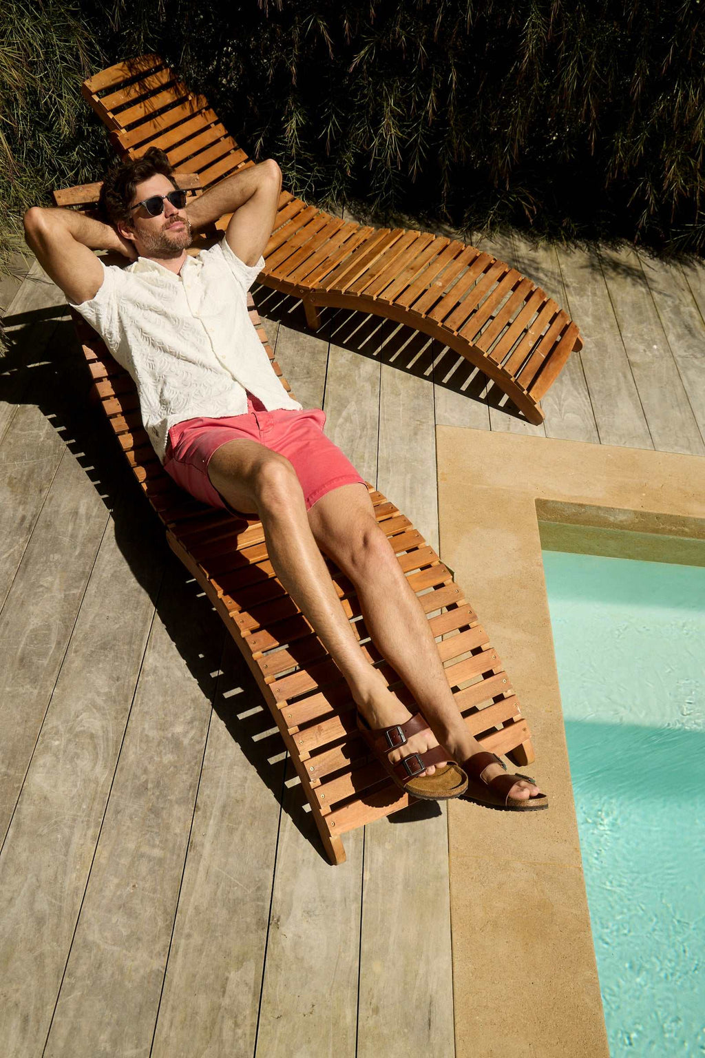 Andrew 7.5" Stretch Twill Short - Mineral Red