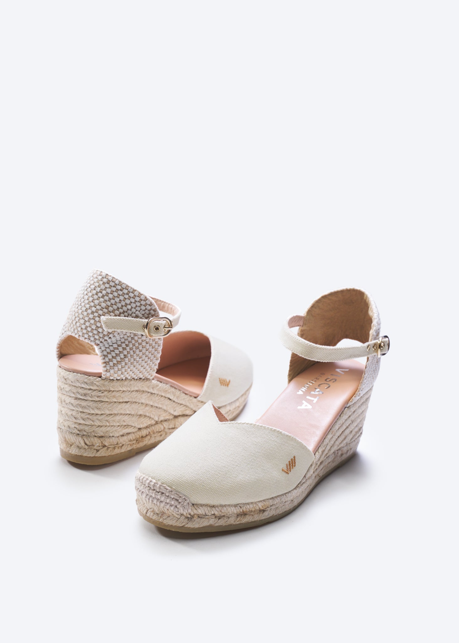Reus Canvas Espadrille Wedges