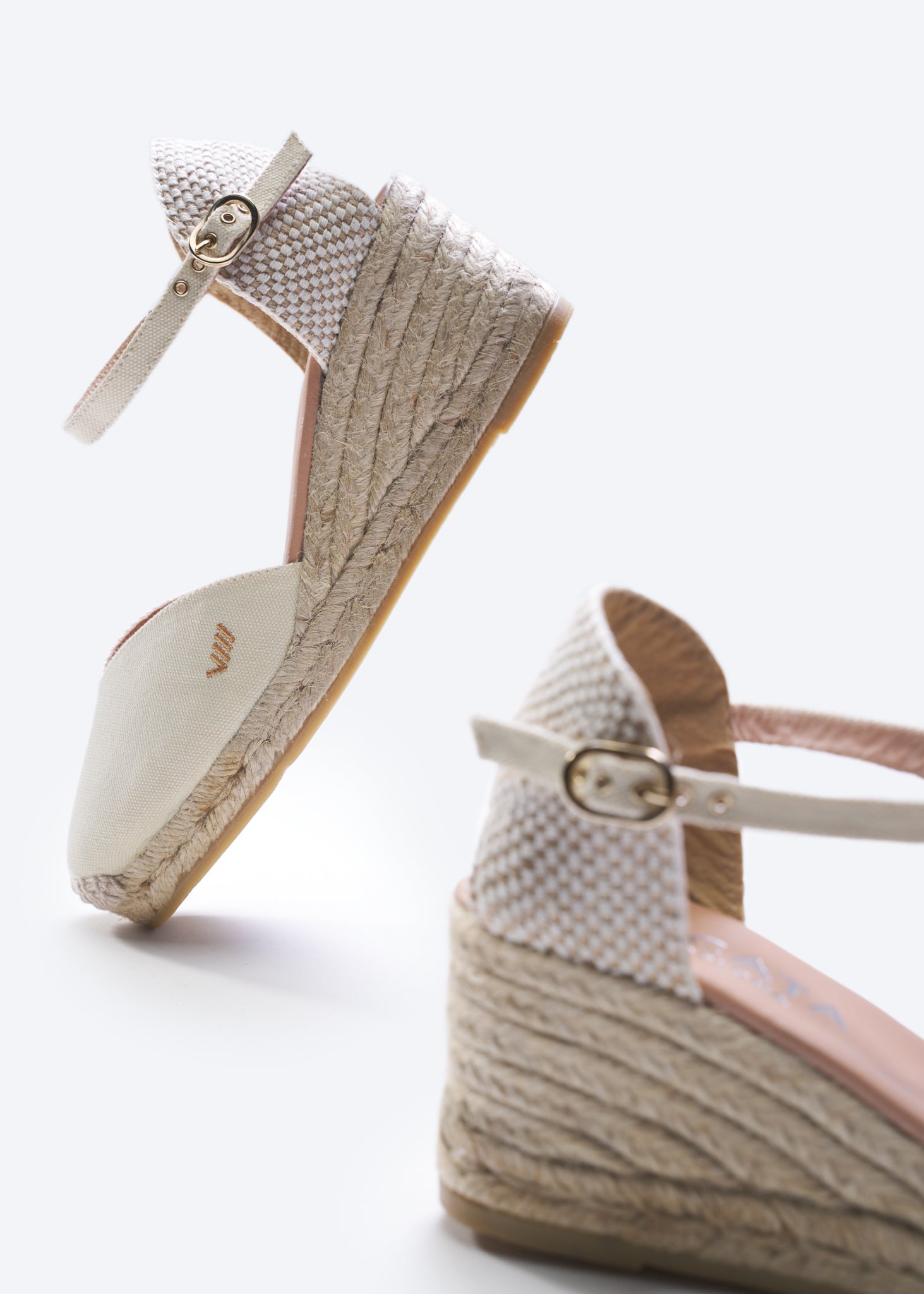 Reus Canvas Espadrille Wedges
