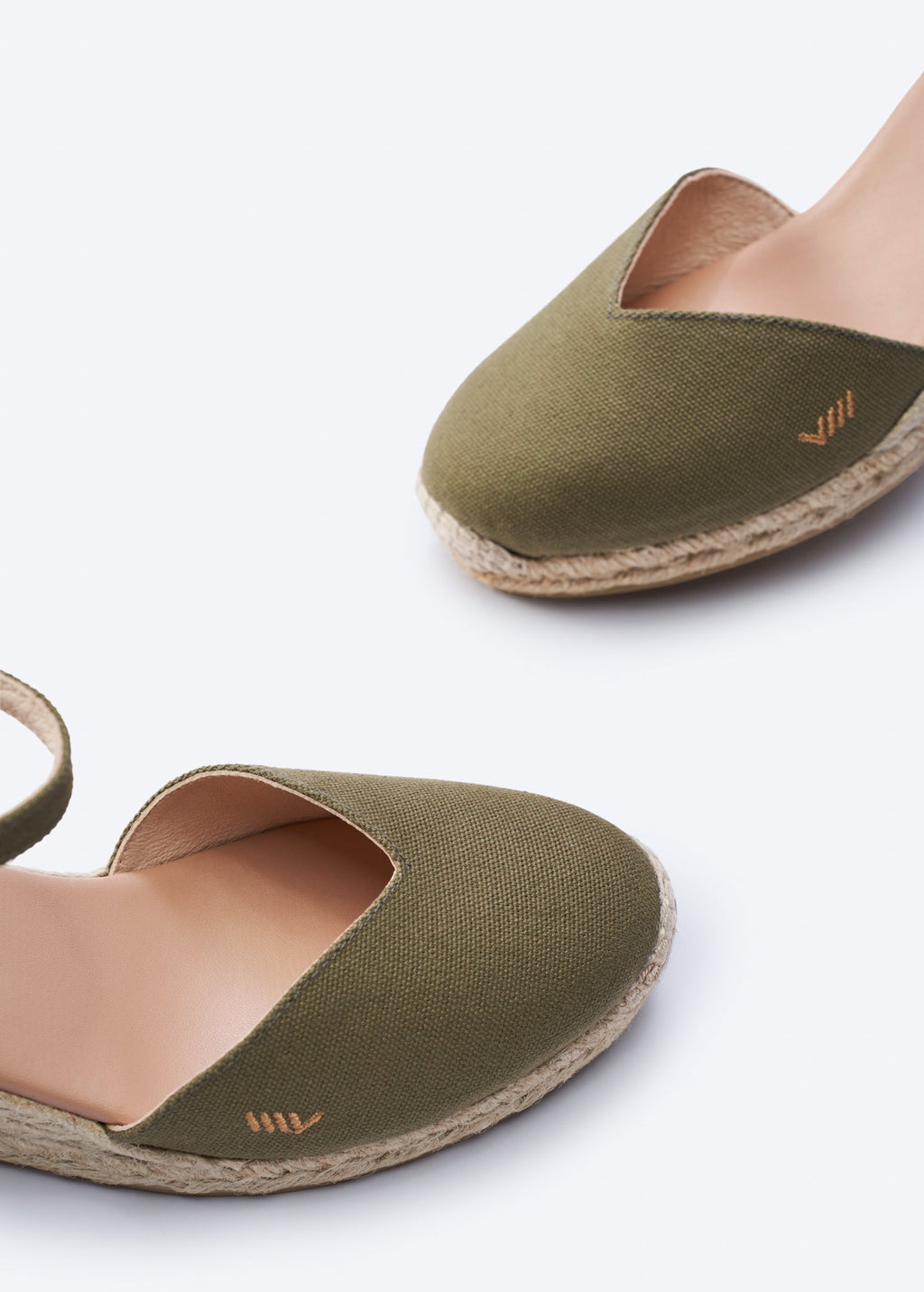 Reus Canvas Espadrille Wedges
