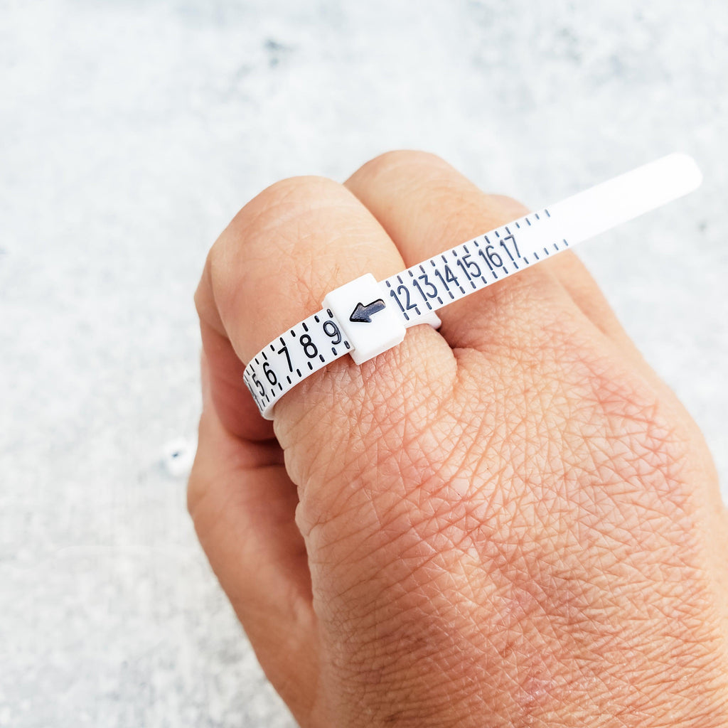 Reusable Plastic Ring Sizing Tool