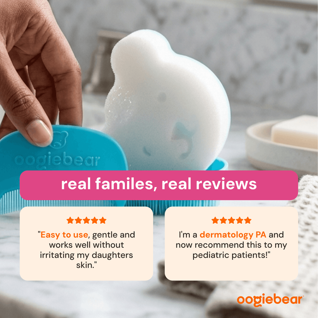 Cradle Cap Kit Replacement Sponge - White & Blue Gentle Skincare