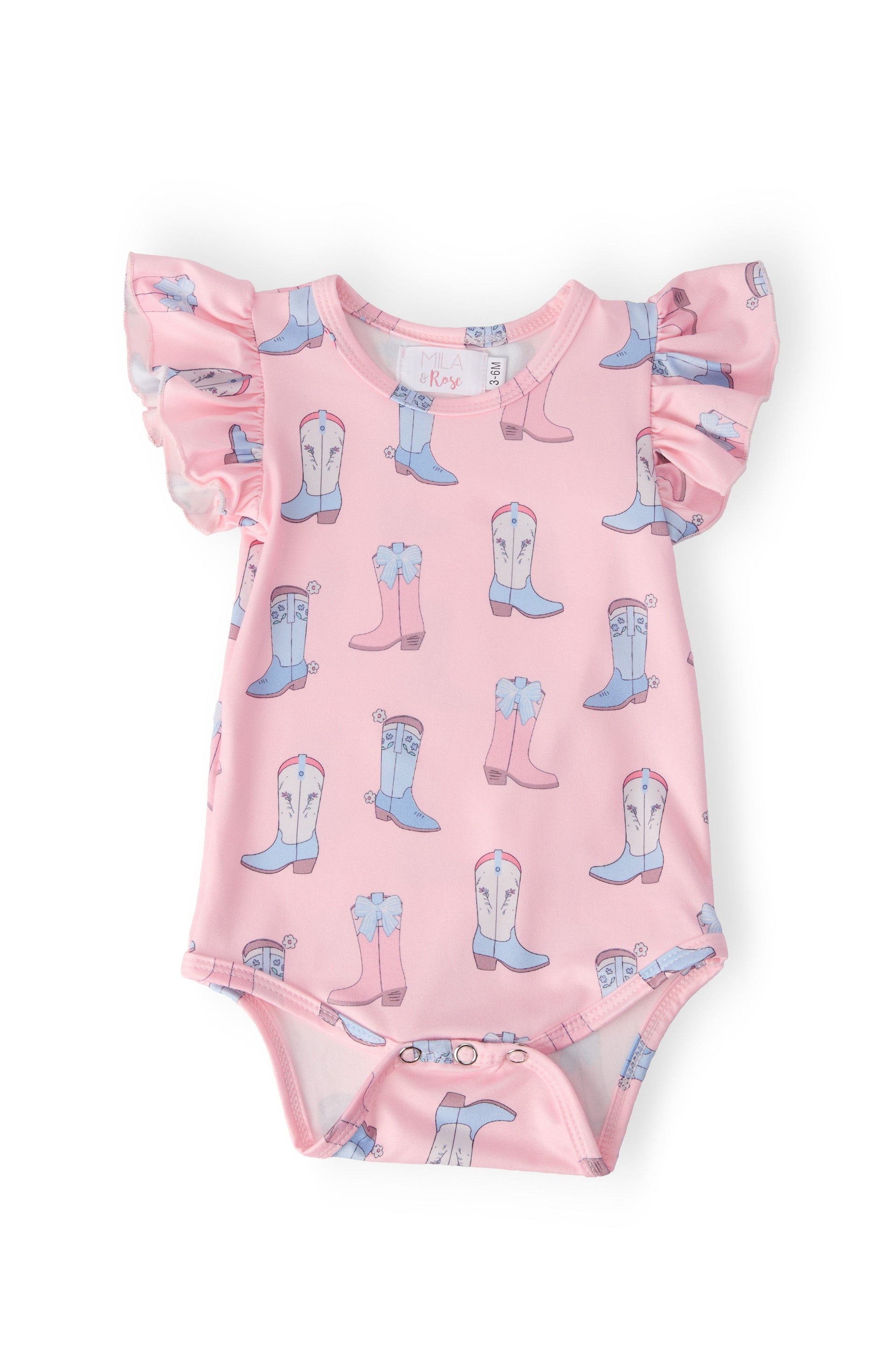 Ribbons & Rodeos S/S Flutter Bodysuit