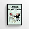 Risk & Reward Monopoly Poster